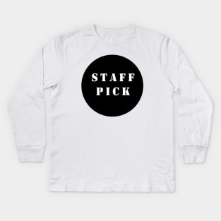 VHS Rental Staff Pick Kids Long Sleeve T-Shirt